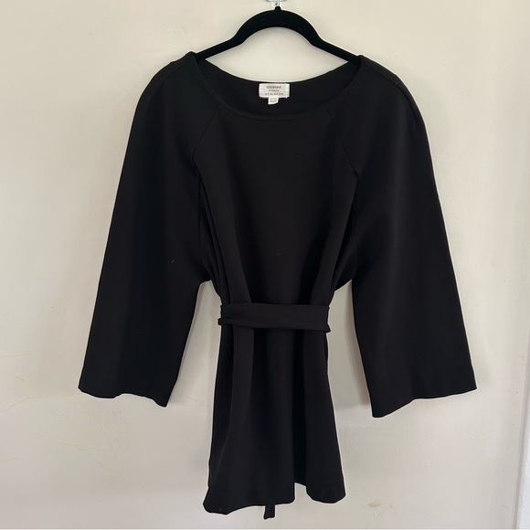 Seraphine Tops - Seraphine maternity Elegant Black Kimono-Style Top size 6 medium work top